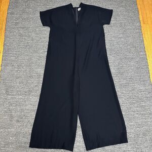 Elegant Blue/Black Roucha Jumpsuit